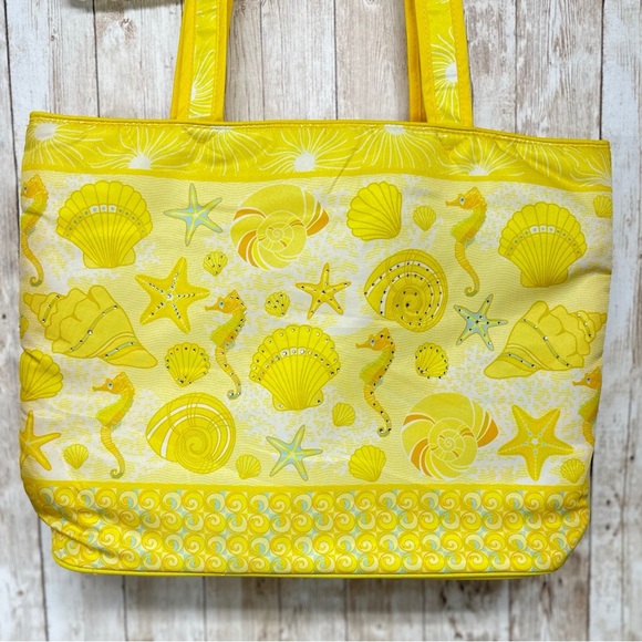 ⭐️Willabee & Ward Sunny Yellow Tote Bag and Clutch NWOT - Picture 5 of 10
